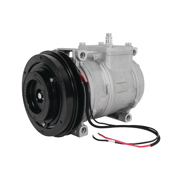 A & I Products Compressor, New, Denso Style w/ Clutch 7.5" x8" x10.9" A-RE46657 - main